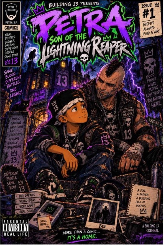 PETRA: Son of the Lightning Reaper issue one cover
